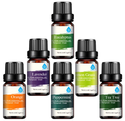 100% Pure Essential Oil Set, 6-Pack